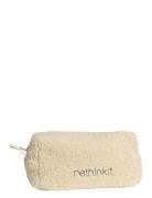 Turnable Purse Fuzzy Bags Clutches Beige Rethinkit