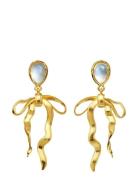 Tiana Earrings Øredobber Smykker Gold Maanesten