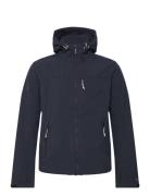 Hooded Soft Shell Trekker Jkt Tynn Jakke Navy Superdry