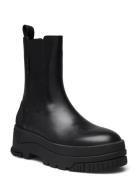 Tjw Chelsea Flatform Boot Shoes Chelsea Boots Black Tommy Hilfiger