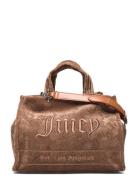 Iris Lasered Velvet Medium Shopper Shopper Veske Brown Juicy Couture