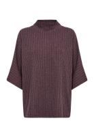 Sc-Isel Tops T-shirts & Tops Long-sleeved Burgundy Soyaconcept