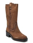 Women Boots Høye Støvletter Brown Tamaris