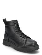 Tjm Lace Up Boot Støvletter Med Snøring Black Tommy Hilfiger