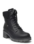 92041-00 Shoes Boots Ankle Boots Ankle Boots With Heel Black Rieker