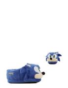 Sonic 3D Houseshoe Tøfler Innesko Blue Sonic