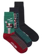 Jacclimbing Santa Socks 3 Pack Jnr Socks & Tights Socks Green Jack & J...