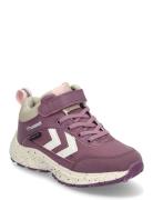 Root Tex Jr Sport Sneakers High-top Sneakers Purple Hummel