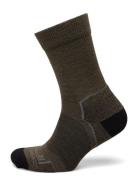 M Hike+ Light Crew Underwear Socks Regular Socks Brown Icebreaker