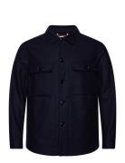 C-Carper-Os-244 Tops Overshirts Navy BOSS