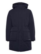 Channing Padded Parka Coat Parkas Jakke Navy Les Deux