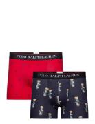 Classic Stretch-Cotton Trunk 2-Pack Boksershorts Red Polo Ralph Lauren...