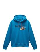 Portalet Hoodie Tops Sweat-shirts & Hoodies Hoodies Blue Napapijri