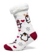 The Happy Penguin Cozy Sock Lingerie Socks Regular Socks White Christm...