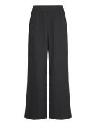 High Waist Straight Leg Trousers Bottoms Trousers Wide Leg Black Monki