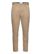 Tapered Twill Chinos Bottoms Trousers Chinos Beige GANT