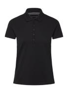 Poloshirt Piqueé Tops T-shirts & Tops Polos Black Tom Tailor