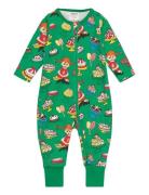 Yummy Pyjamas Pyjamas Sie Jumpsuit Green Pippi Langstrømpe