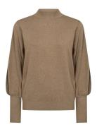 Sc-Dollie Tops Knitwear Jumpers Brown Soyaconcept