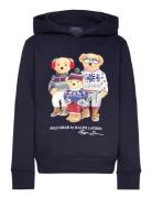 Polo Bear Fleece Hoodie Tops Sweat-shirts & Hoodies Hoodies Navy Ralph...