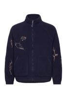 Balmy Jacket-Maritime Blue Tops Sweat-shirts & Hoodies Fleeces & Midla...