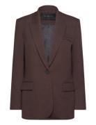 Cmtailor-Ja Blazers Single Breasted Blazers Brown Copenhagen Muse