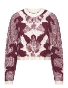 Jumper Rora Tops Knitwear Jumpers Burgundy Ba&sh