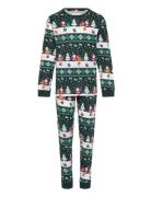 The Jolly Good Pyjamas Kids Pyjamas Sett Green Christmas Sweats