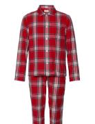 Flannel Pj Set Shirt And Pants Gb Pyjamas Red GANT