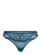 Astrid String R Stringtruse Undertøy Blue Hunkemöller