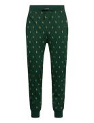 Allover Pony Cotton Jersey Sleep Jogger Joggebukser Green Polo Ralph L...