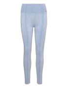 Washed Light Denim Tights Sport Running-training Tights Blue Aim´n