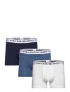 Bci Cotton/Elastane-3Pk-Trn Boksershorts Blue Polo Ralph Lauren Underw...