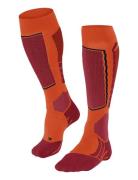 Sk2 Skiing Medium-Cushi D Underwear Socks Regular Socks Orange Falke S...