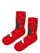 Present Strumpor Socks & Tights Socks Red MUMIN