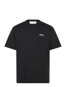 Smaustin Boxy Ss T-Shirt Tops T-shirts Short-sleeved Black Svea