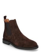 Chelsea Suede Boot Støvletter Chelsea Boot Brown J. Lindeberg