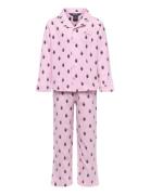 S6-Sleepwear Pant Set Pyjamas Sett Pink Polo Ralph Lauren