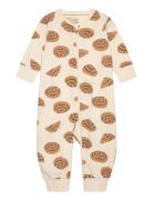 Pyjamas Cinnamon Bun Pyjamas Sie Jumpsuit Beige Lindex