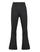 Trousers Flare Brushed Inside Bottoms Trousers Black Lindex