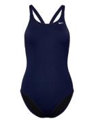 Nike Hydrastrong Solid Fastback Piece Sport Swimsuits Navy NIKE SWIM