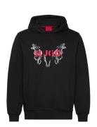 Dueleyo Tops Sweat-shirts & Hoodies Hoodies Black HUGO