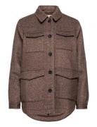 Srgertrud Jacket Ulljakke Jakke Brown Soft Rebels