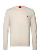 San Cassius-C1 Designers Knitwear Round Necks Cream HUGO