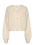 Sanagz Cardigan Tops Knitwear Cardigans White Gestuz