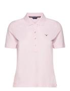 Emb Original Shield Pique Polo Tops T-shirts & Tops Polos Pink GANT