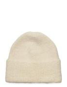 Knit Beanie Accessories Headwear Beanies Cream Mango