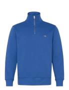 Reg Shield Half Zip Sweat Tops Sweat-shirts & Hoodies Sweat-shirts Blu...