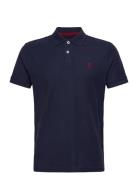 Mcs Polo Hurst Men Tops Polos Short-sleeved Navy MCS