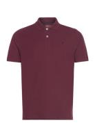 Mcs Polo Hurst Men Tops Polos Short-sleeved Burgundy MCS